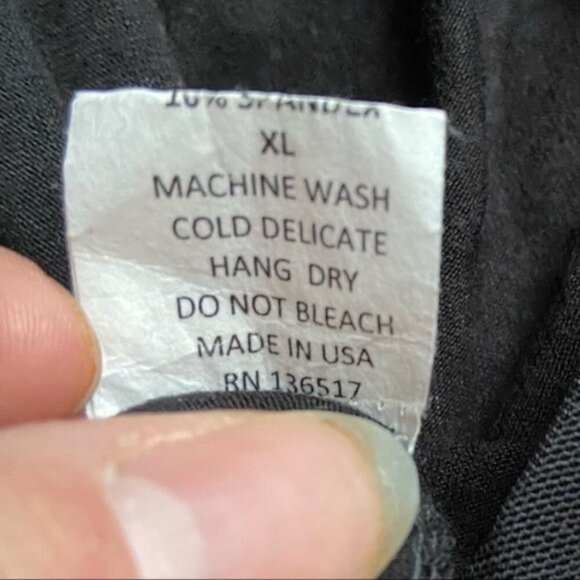 Womens XL dress / long shirt black Loveappella - Picture 7 of 7